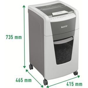 Produktbild für Aktenvernichter Leitz 8015 IQ Autofeed Office 300, mit Rollen