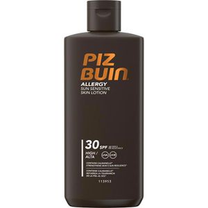 Piz-Buin Sonnencreme Allergy Sun Sensitive, LSF 30, Skin Lotion, wasserfest, 200ml