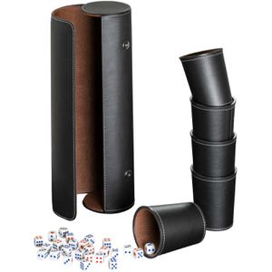 Produktbild für Würfelbecher Philos 7995, Kunstleder
