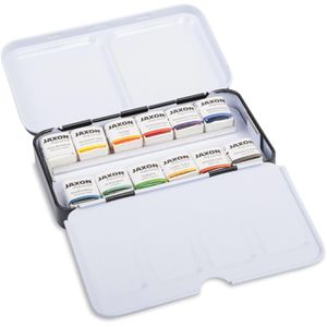 Produktbild für Farbkasten Jaxon 89912 Aquarellfarben
