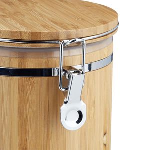 Produktbild für Kaffeedose Relaxdays 10020605, aus Bambus