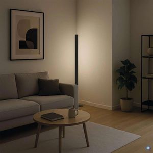 Produktbild für Stehlampe Maul Maulpino colour vario LED, schwarz, 143 cm