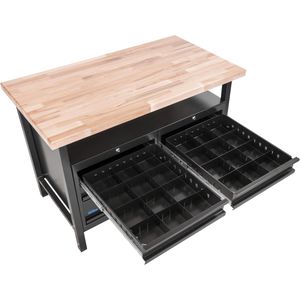 Produktbild für Werkbank Güde P 1200 SS Black Line, 40839, schwarz