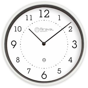Produktbild für Wanduhr Miraval Design, Kunststoff, analog, Funkuhr