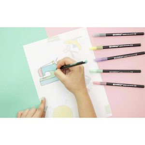 Produktbild für Filzstifte Edding 1200 Pastell, Color Pen Fine