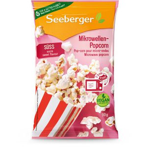 Produktbild für Popcorn Seeberger Mikrowellen-Popcorn, Popcornmais