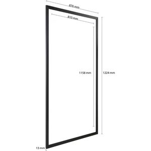 Produktbild für Klapprahmen Update-Displays HardLine, 33 mm Profil, DIN A0