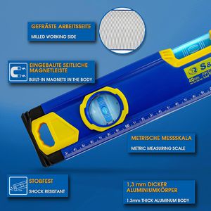 Produktbild für Wasserwaage S&amp;R 423.032.040
