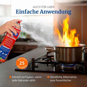 Produktbild für Feuerlöschspray Hekatron Haus, Küche und Camping