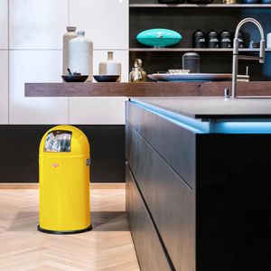 Produktbild für Mülleimer Wesco Pushboy, lemonyellow