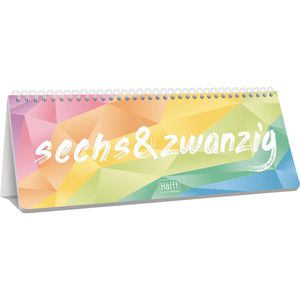 Produktbild für Tischkalender Häfft 9955-0, Rainbow, Jahr 2026