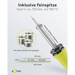Produktbild für Lötkolben Goobay 51191
