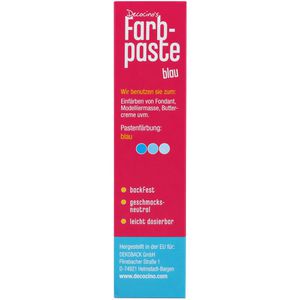 Produktbild für Lebensmittelfarbe Decocino Farbpaste, wasserlöslich