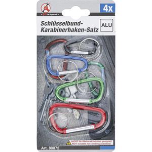 Produktbild für Karabinerhaken BGS-technic 80872, Aluminium