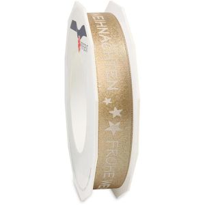 Produktbild für Geschenkband Präsent Babel - Frohe Weihnachten, gold