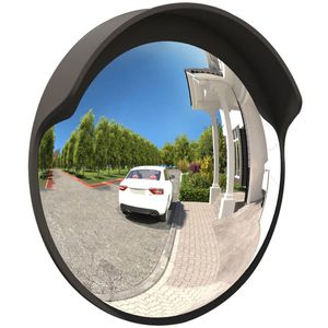 Verkehrsspiegel vidaXL 153080, schwarz