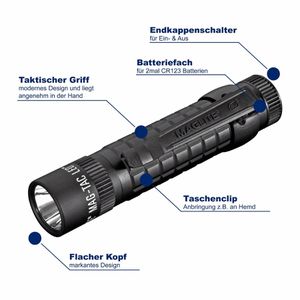Produktbild für Taschenlampe Maglite Mag-Tac, LED, mit Batterie