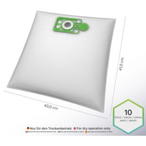 Produktbild für Staubsaugerbeutel McFilter NU 10