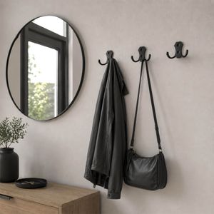 Produktbild für Garderobenhaken SO-TECH Lena, 118206 schwarz