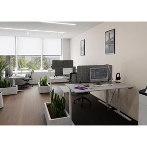 Produktbild für Tischtrennwand Durable EFFECT 313458, anthrazit