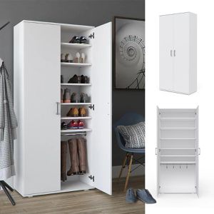 Produktbild für Schuhschrank Vicco Torge, weiß