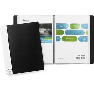 Sichtbuch Durable 2423-01, Duralook, aus PP, A4