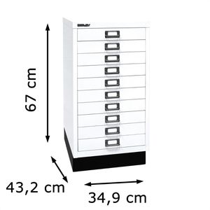Produktbild für Schubladenschrank Bisley MultiDrawer, aus Metall