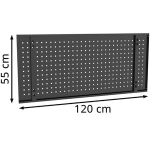 Produktbild für Werkzeugwand Güde GL 1200, schwarz, aus Metall