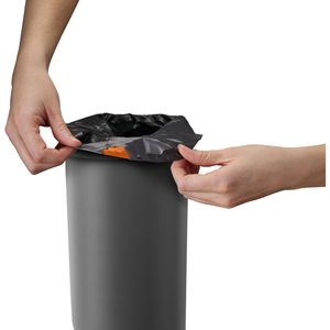 Produktbild für Mülleimer JosephJoseph EasyStore, silber