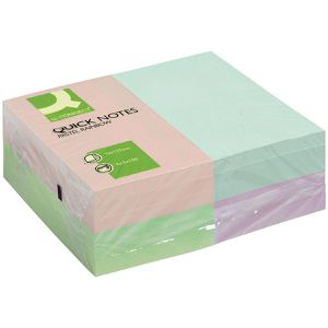 Haftnotizen Q-Connect KF01349, pastell