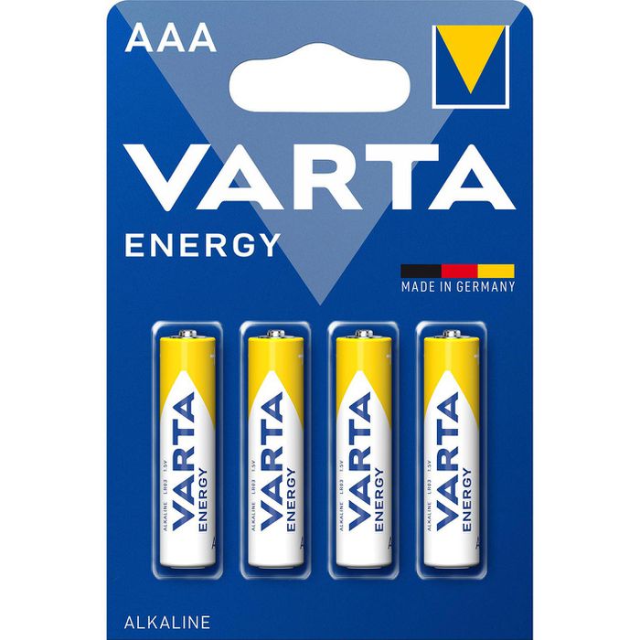 Varta Batterien Energy 4103 AAA, Micro, R3, L036, 1,5 V, 4 Stück – Böttcher  AG