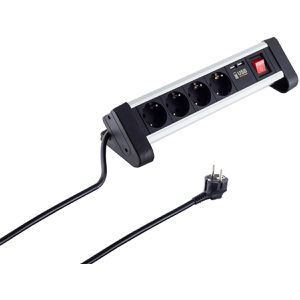 Tischsteckdose S-Conn 60317, mit 1,5 m Kabel