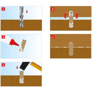 Produktbild für Holzdübel Tox 015600141, Boltfix Wood XL