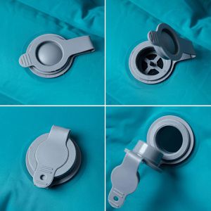 Produktbild für Isomatte vidaXL 4007101, blau, aufblasbar