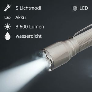 Produktbild für Taschenlampe Fenix TK17, LED, aufladbar