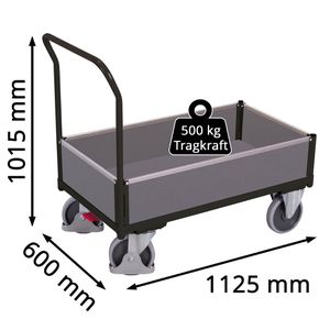 Produktbild für Transportwagen VARIOfit Kastenwagen, sw-600.402/AG