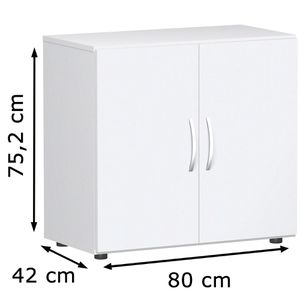 Produktbild für Aktenschrank Geramöbel Flex, aus Holz