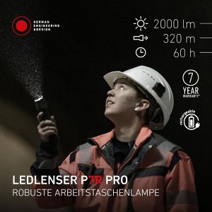 Produktbild für Taschenlampe Ledlenser P7R Pro, LED, aufladbar