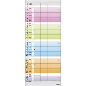 Produktbild für Familienplaner Korsch 240626, Farbenspiel, 2026
