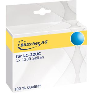Produktbild für Tinte Böttcher-AG für Brother LC-22UC