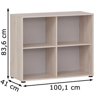 Produktbild für Aktenregal Möbelpartner Serie 400, Holz