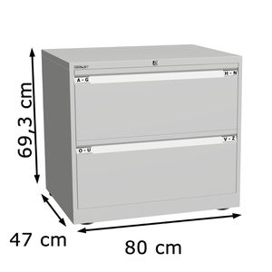 Produktbild für Hängeregisterschrank Bisley Essentials YESF0807
