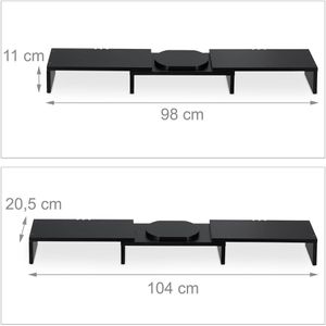 Produktbild für Monitorständer Relaxdays 10039881, Holz