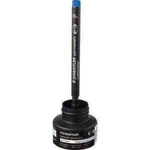 Produktbild für Nachfülltusche Staedtler Lumocolor permanent, blau