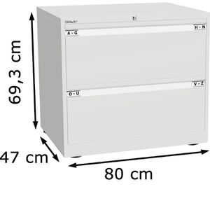 Produktbild für Hängeregisterschrank Bisley Essentials YESF0807