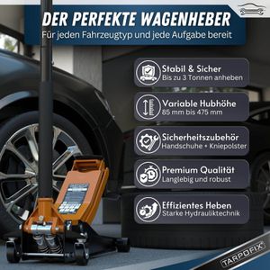 Produktbild für Rangierwagenheber Tarpofix WGH-30-OR, orange