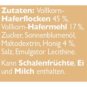 Produktbild für Müsliriegel Corny Haferkraft Crunch Hafer &amp; Honig