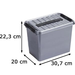 Produktbild für Aufbewahrungsbox Sunware Q-Line Box 78400628, 9L