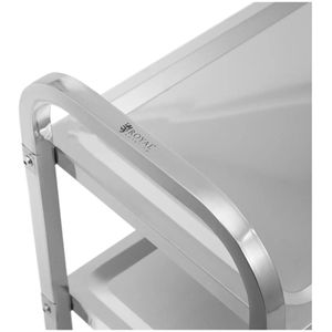 Produktbild für Servierwagen Royal-Catering RCSW-111, silber, aus Edelstahl