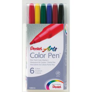 Filzstifte Pentel Sign Pen Colour Pen, S360-6